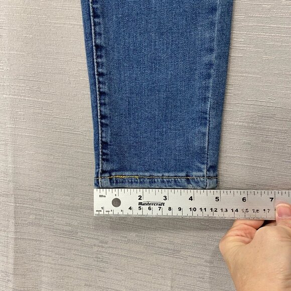 Levi's 720 Jeans Womens 31 x 28 High Rise Super Skinny Medium Wash Stretch Denim - Picture 9 of 12